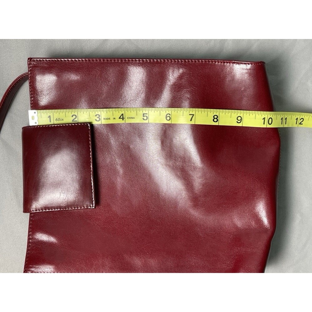 Hobo International Tote Shoulder Bag Purse Red Leather - Picture 11 of 11